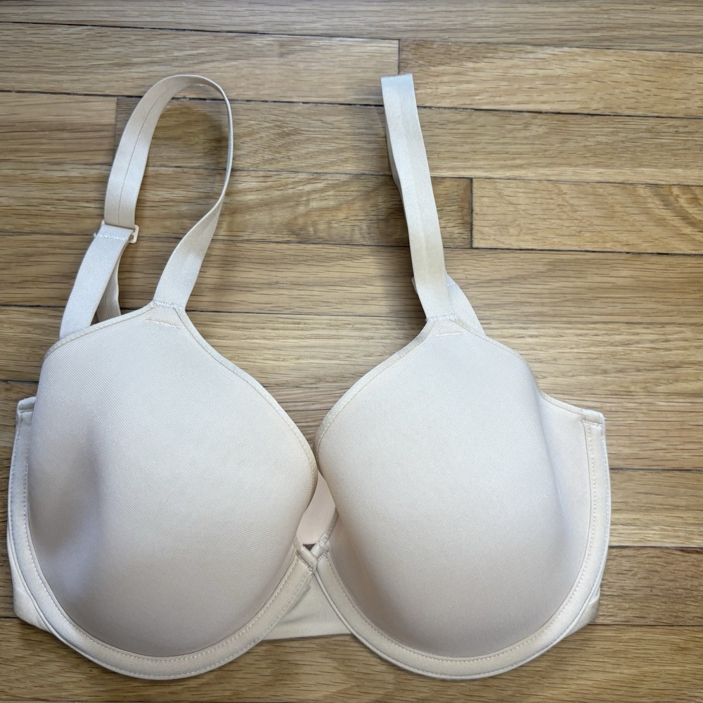 SKIMS Weightless Demi Bra Nude Tan Women's 32DDD‎ Unlined Underwire Lightweight - Picture 3 of 10